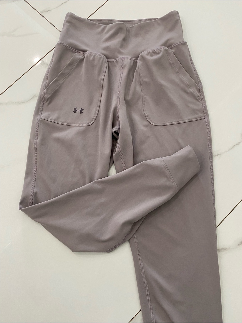 Under Armour Women's Mauve High-Rise Joggers with Pockets